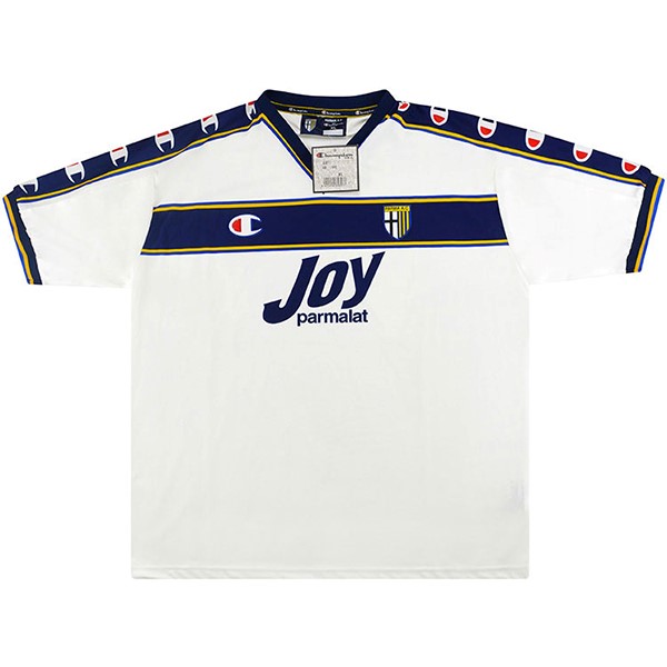 Authentic Camiseta Parma Champion 2ª Retro 2001 2002 Blanco